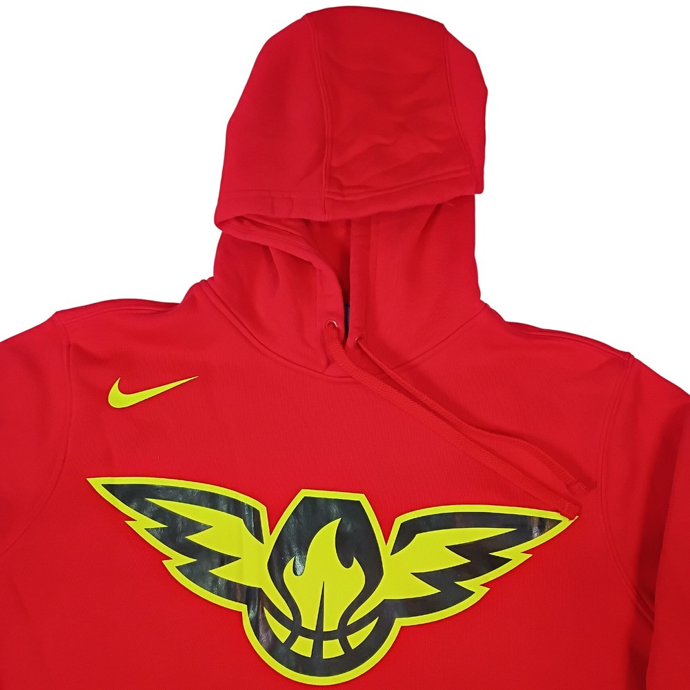 Nike NBA Atlanta Hawks Hoodie Mens Large Red